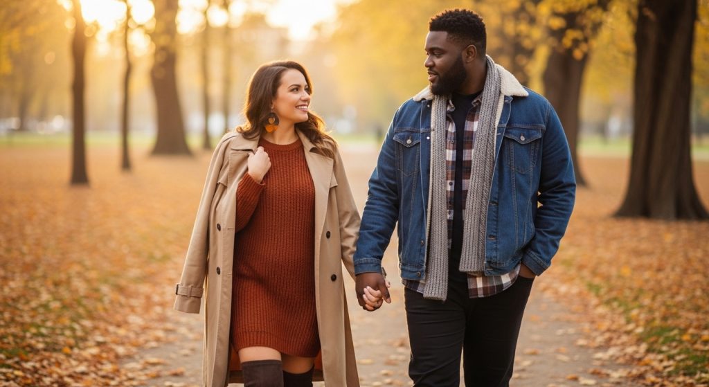 Cuffing Season Style: Fall Date Outfit Ideas for BBW/Curvy Women & BHM